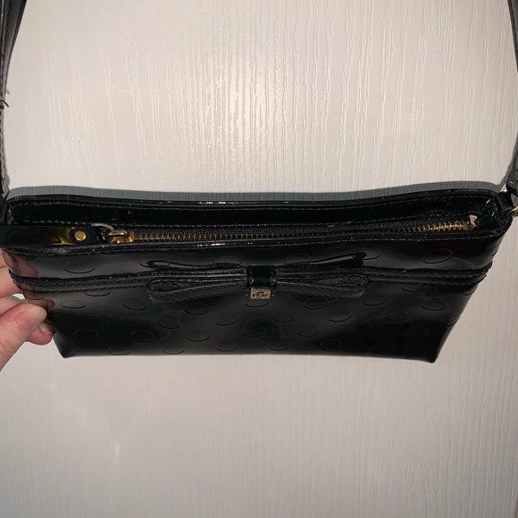 Kate Spade Camellia Street Amy Patent Leather Black Crossbody Purse. EUC - Picture 5 of 5